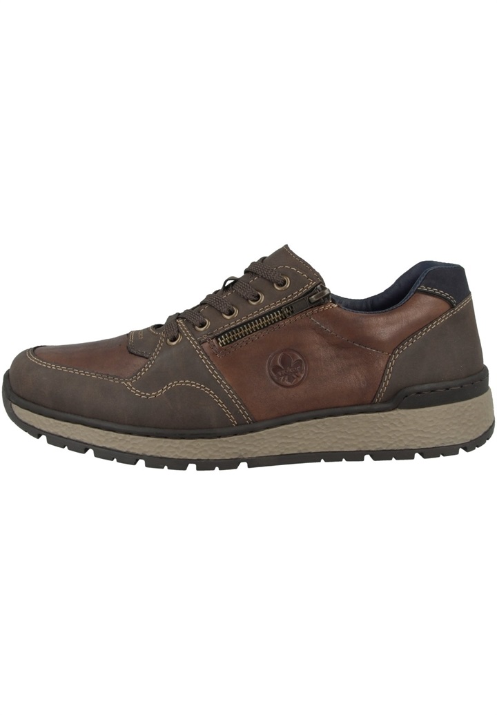 Rieker Schnürer - chocolate-mahogany-pacific/braun