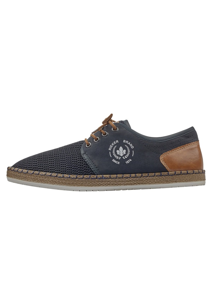 Rieker Sportlicher Schnürer - navy-pacific/sherry/dunkelblau