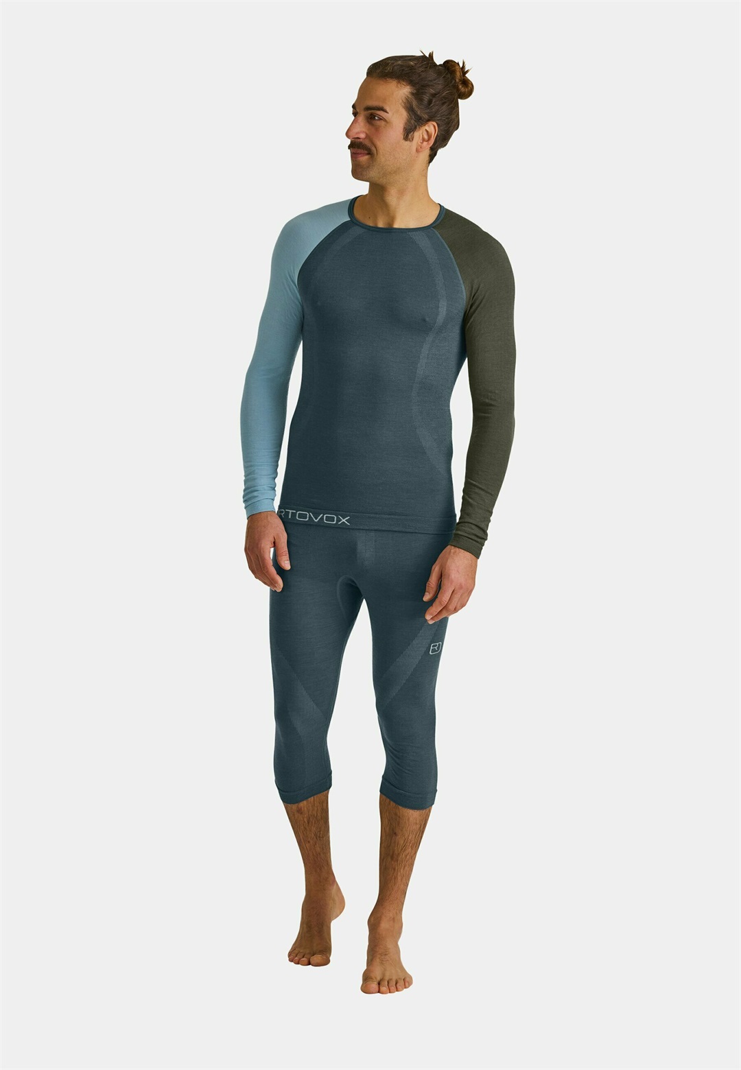 ORTOVOX 120 COMP LIGHT SHORT - Unterhose lang - dark arctic grey/dunkelgrau