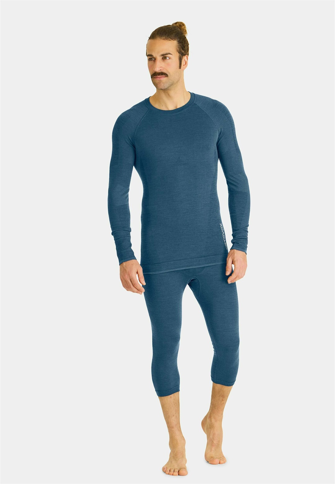 ORTOVOX 230 COMPETITION SHORT - Unterhose lang - petrol blue/blau-metallic