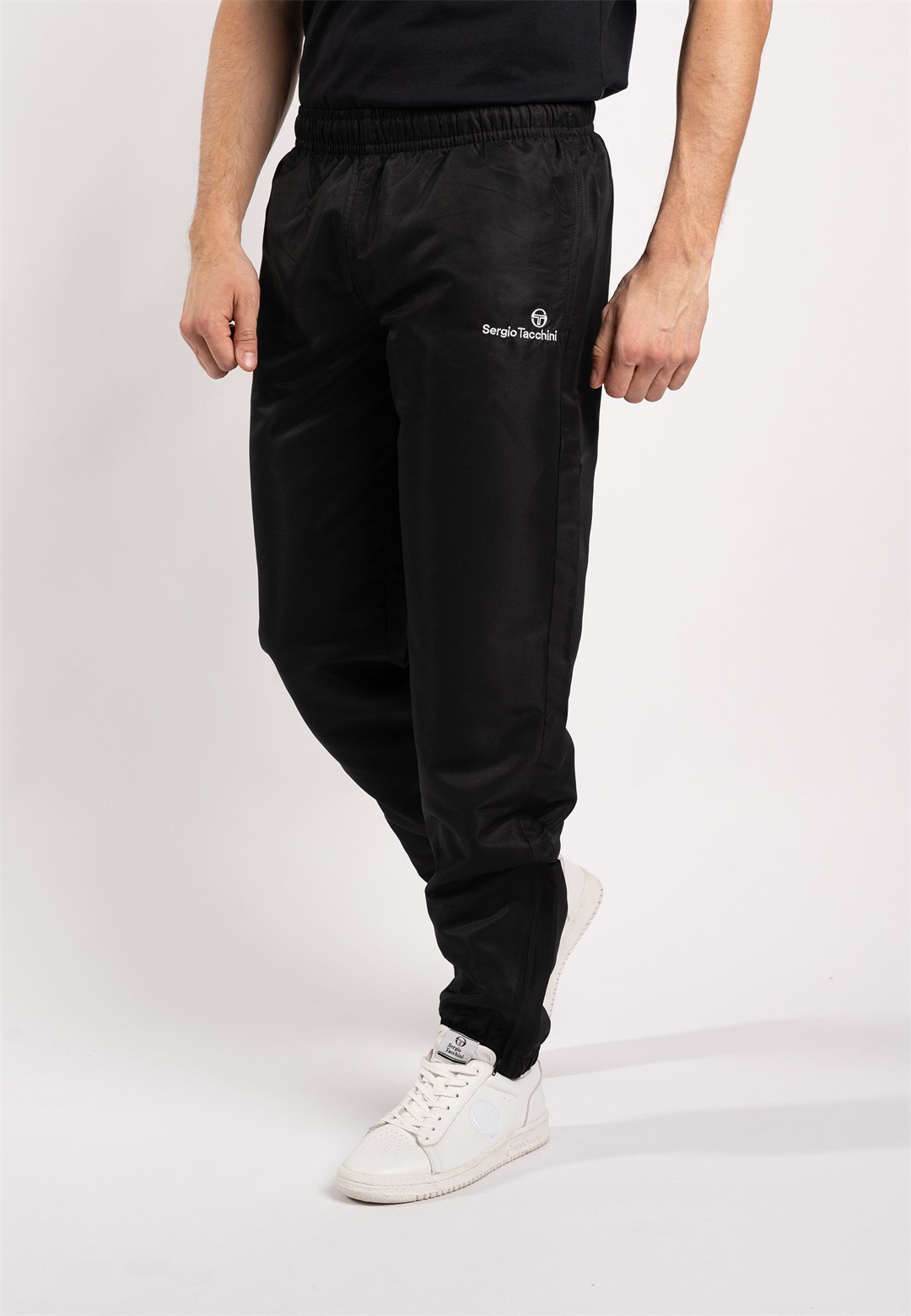 Sergio Tacchini CARSON - Jogginghose - schwarz weiß/schwarz