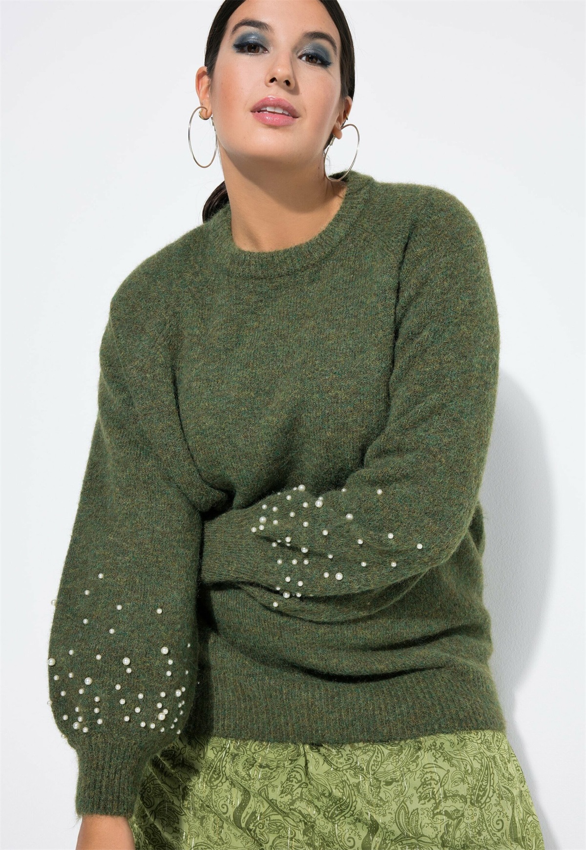 Studio Untold Strickpullover - palm green/grün