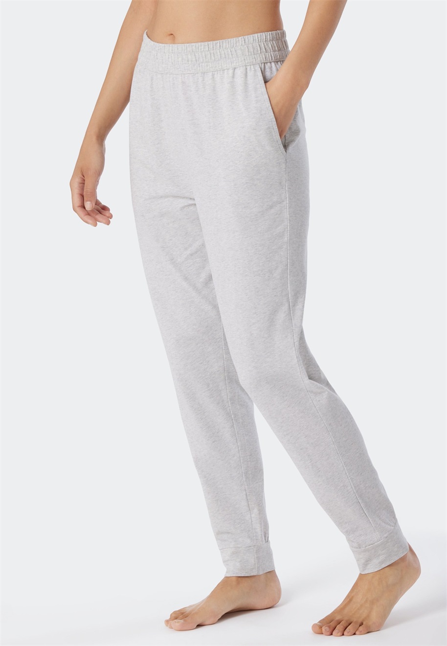 Schiesser MIX RELAX LANG - Nachtwäsche Hose - grau mel./grau