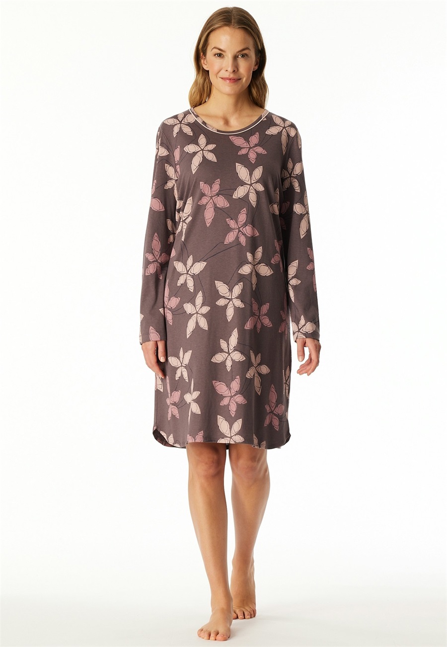 Schiesser Nachthemd - mauve/lila