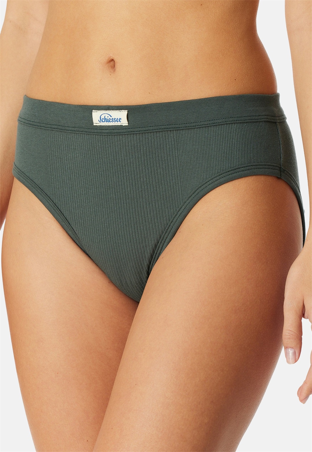 Schiesser REVIVAL PAULA - Slip - dunkelgrün