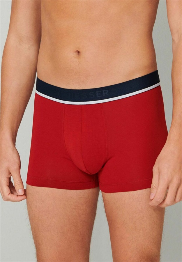 Schiesser 6 PACK - Boxer Briefs - navy hellgrau melange rot/hellgrau