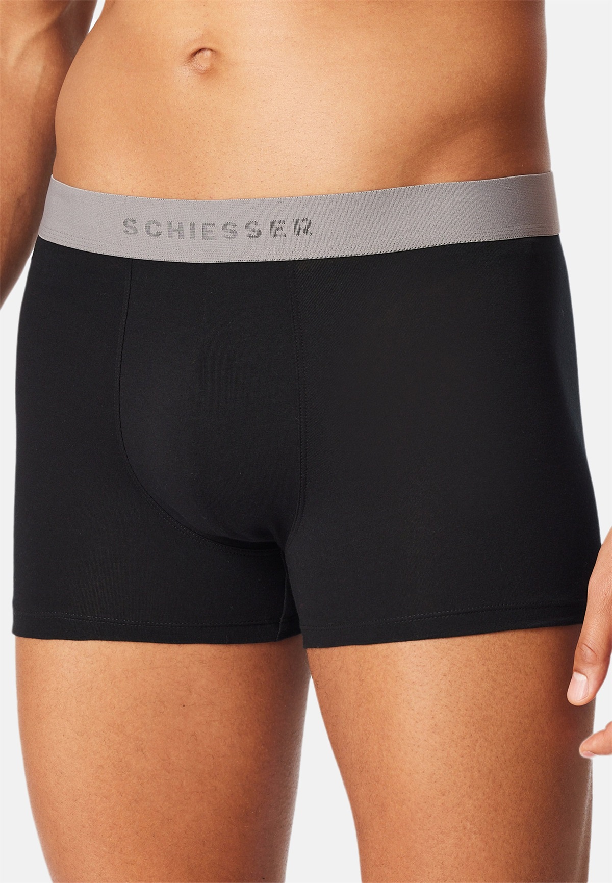 Schiesser 10ER PACK - Boxer Briefs - schwarz