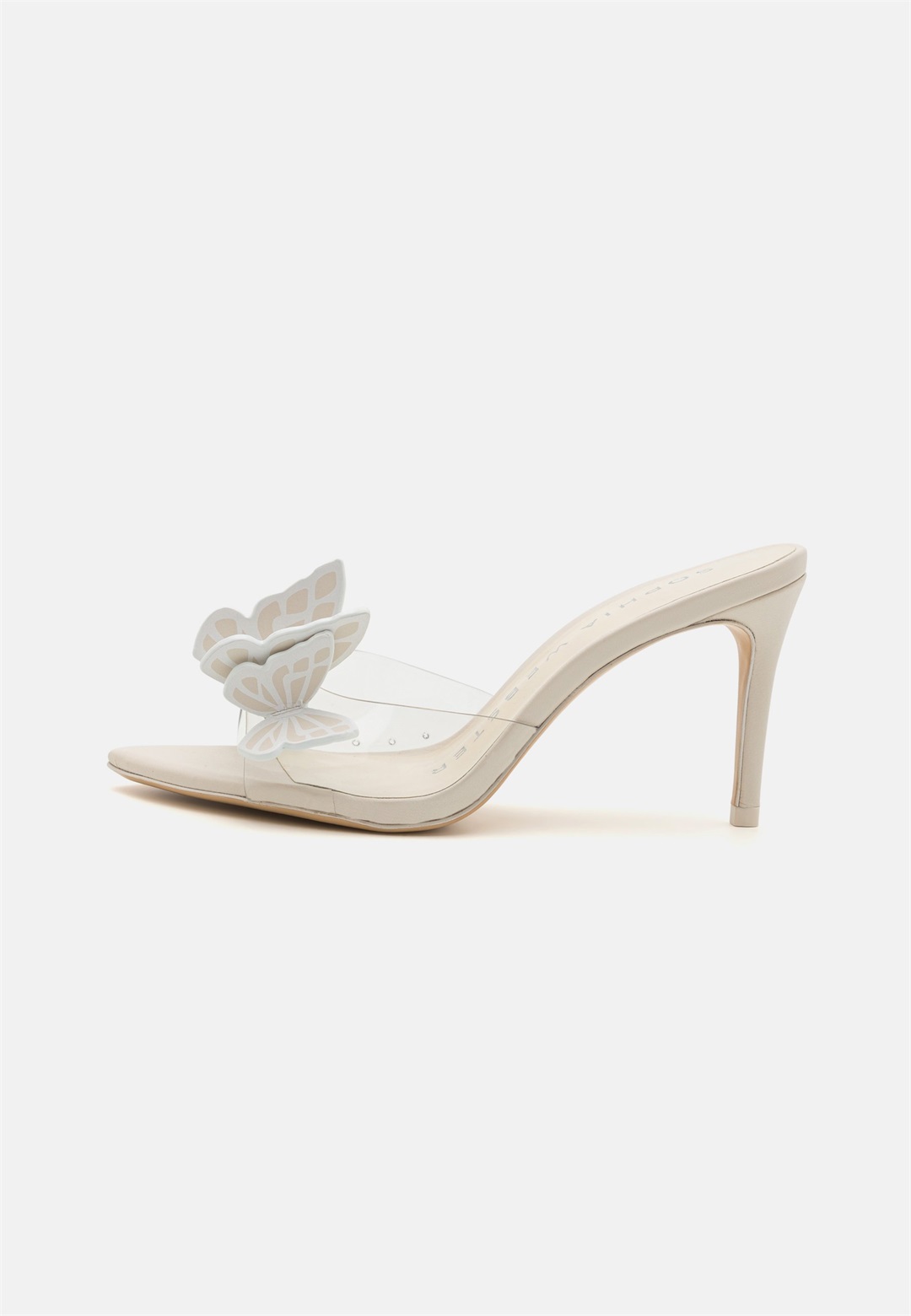 Sophia Webster VANESSA MID MULE - Pantolette hoch - gardenia/mehrfarbig