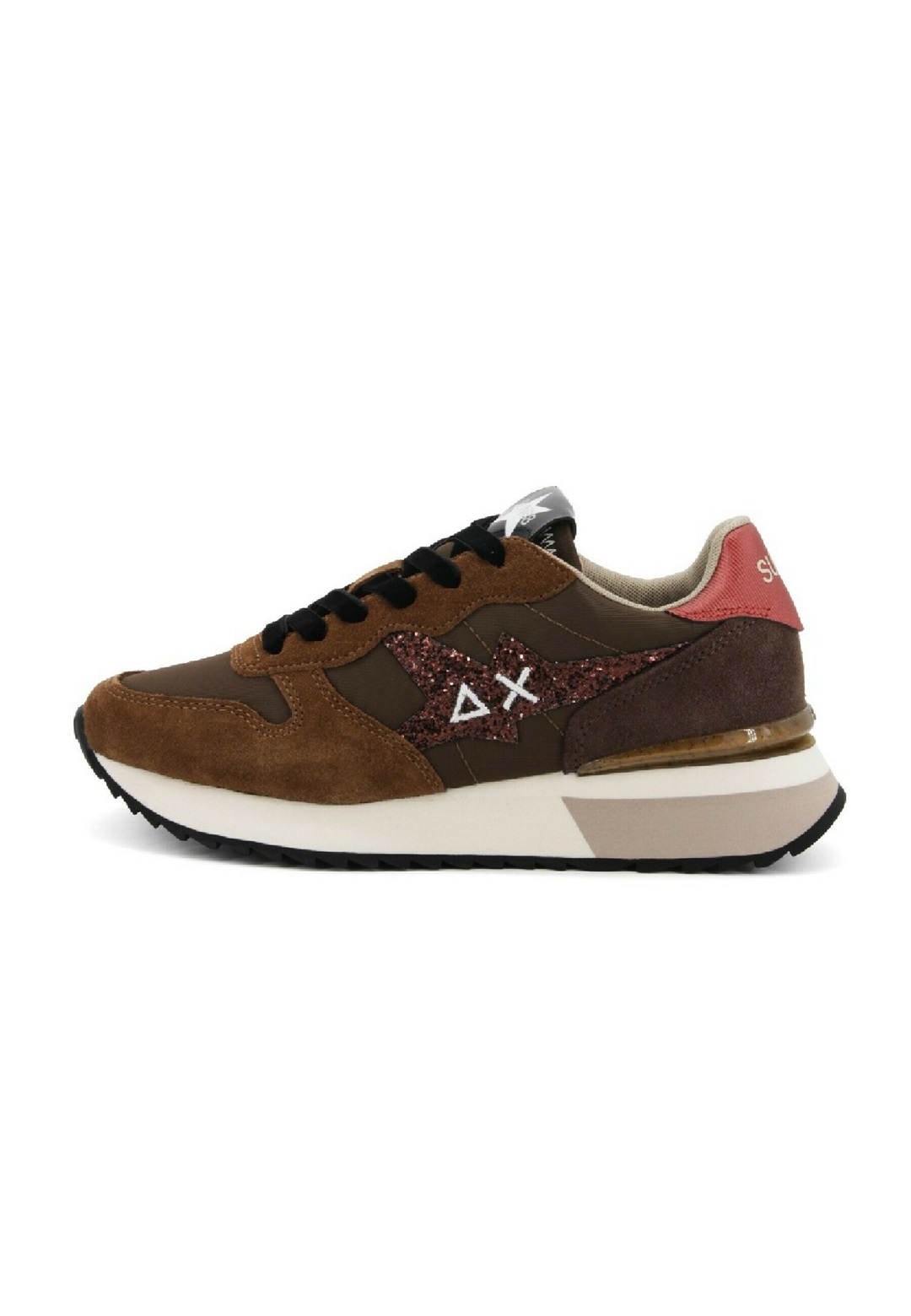 Sun68 STAR GLITTER - Sneaker low - marrone/braun