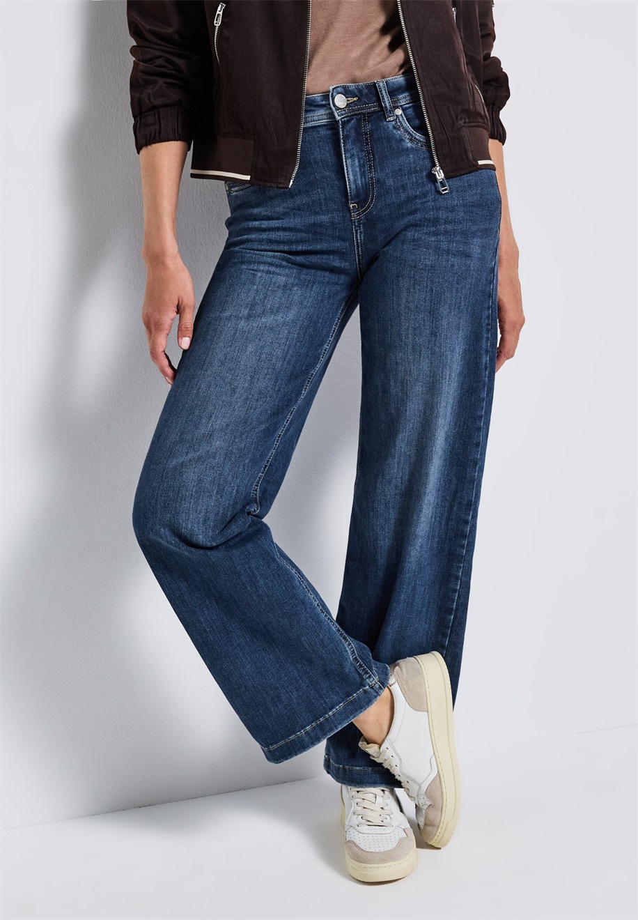 Street One Jeans Relaxed Fit - blau