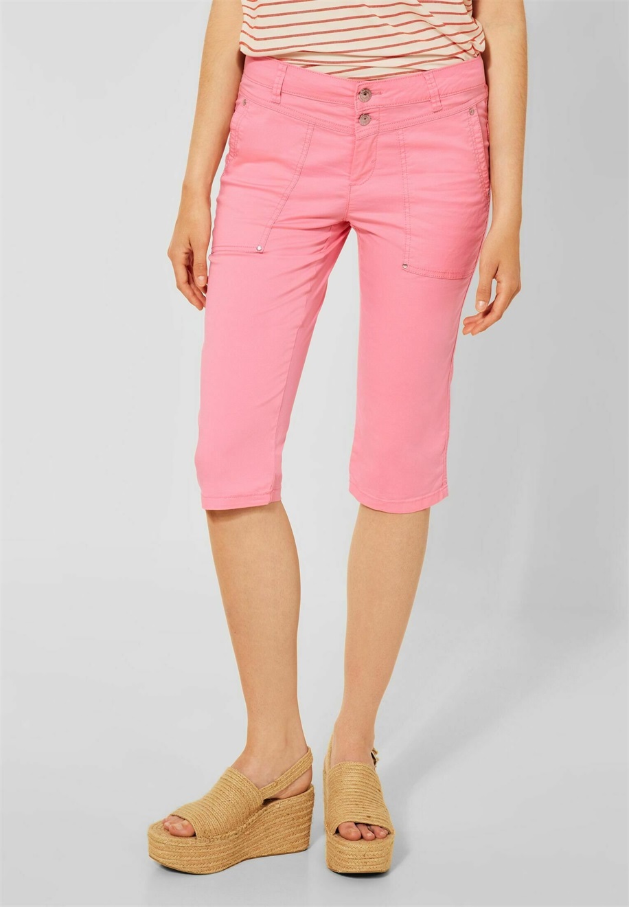 Street One Shorts - rosa/koralle