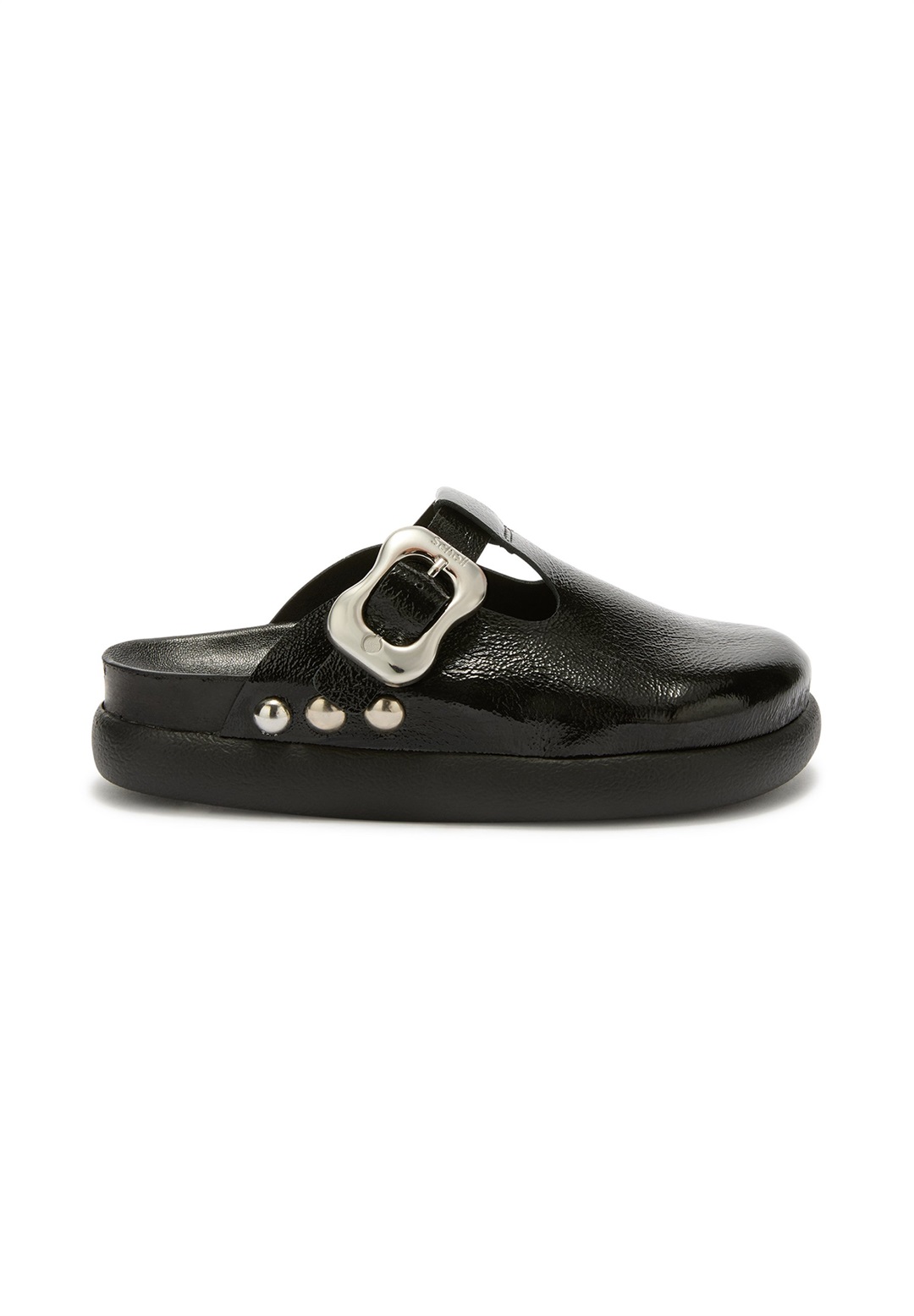 Scholl Pantolette flach - black/schwarz