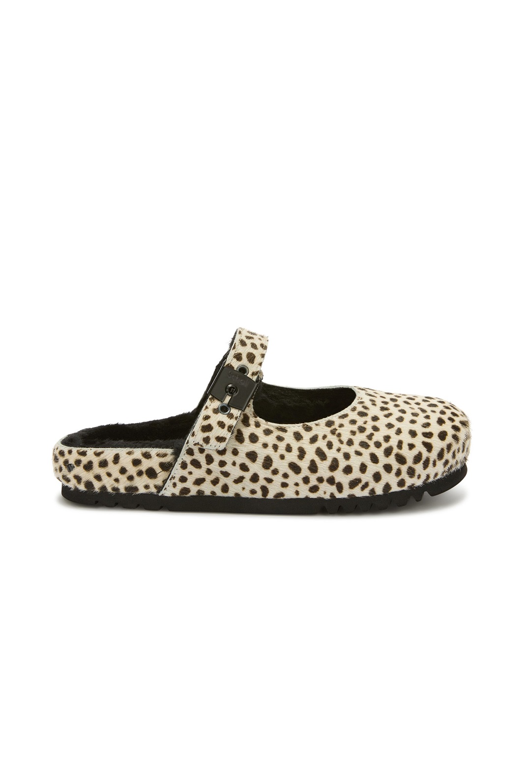 Scholl Hausschuh - black white/schwarz