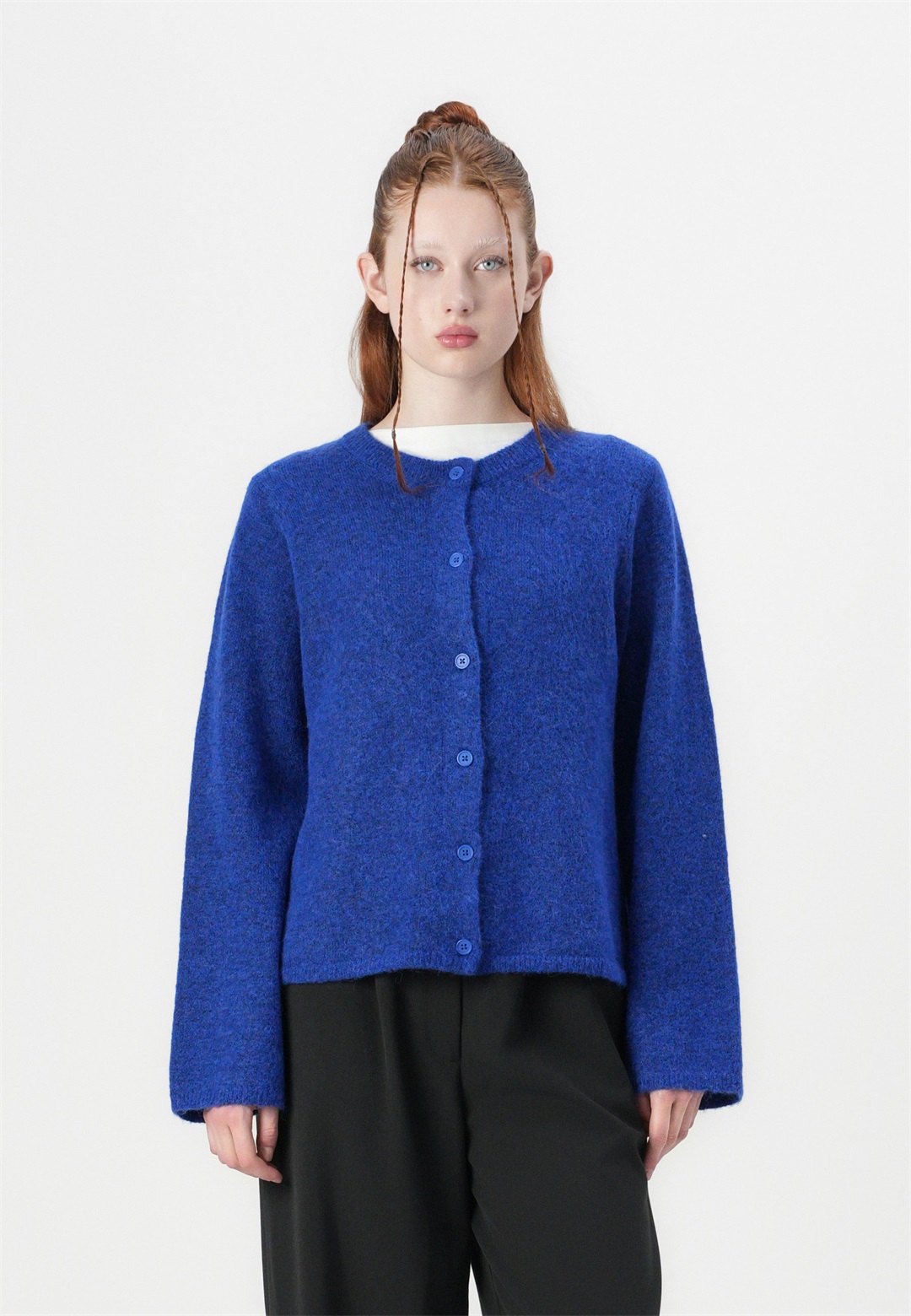 Selected Femme SLFLULU NEW - Strickjacke - dazzling blue/blau