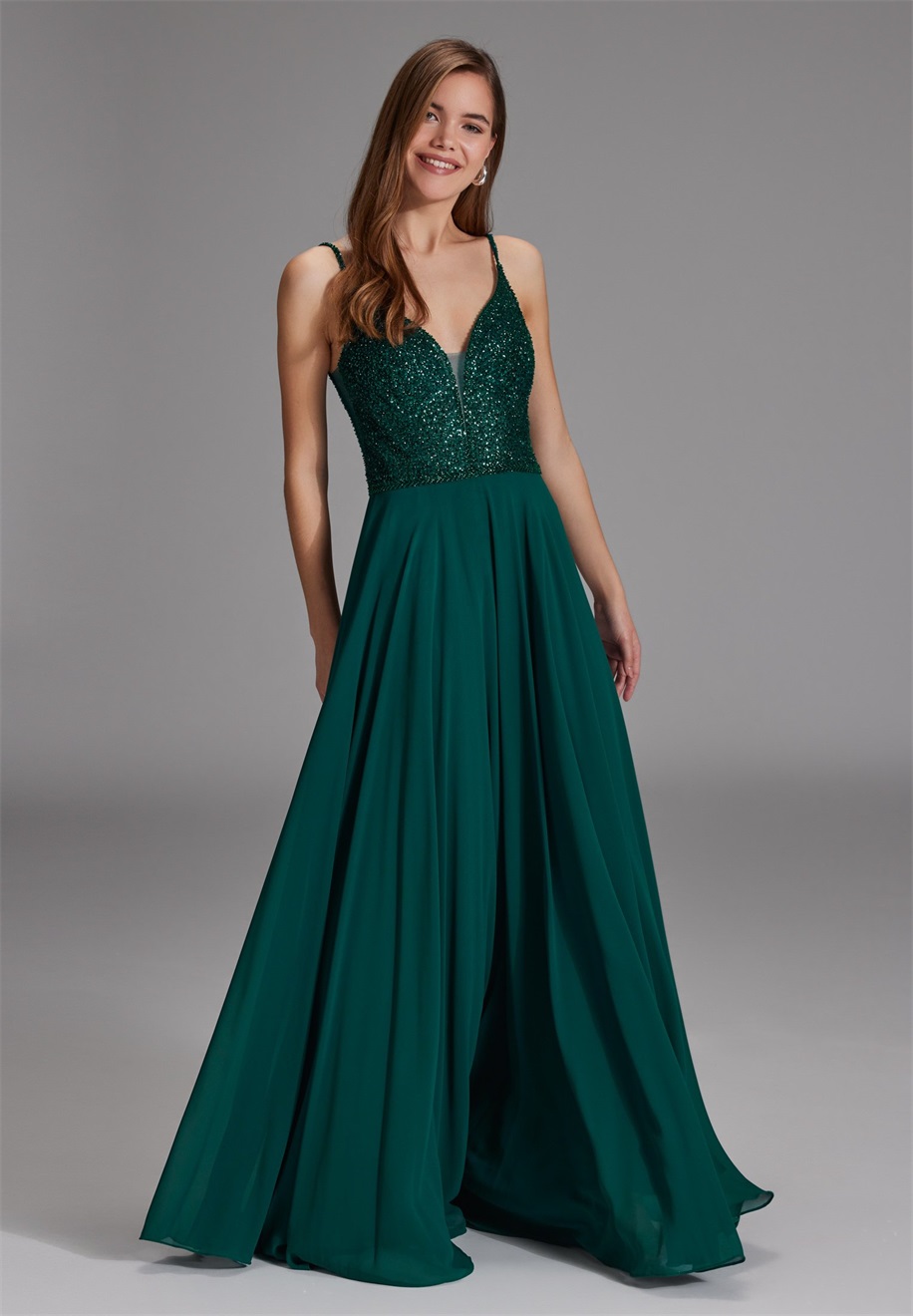 Swing HEY KYLA - Ballkleid - dark green/dunkelgrün