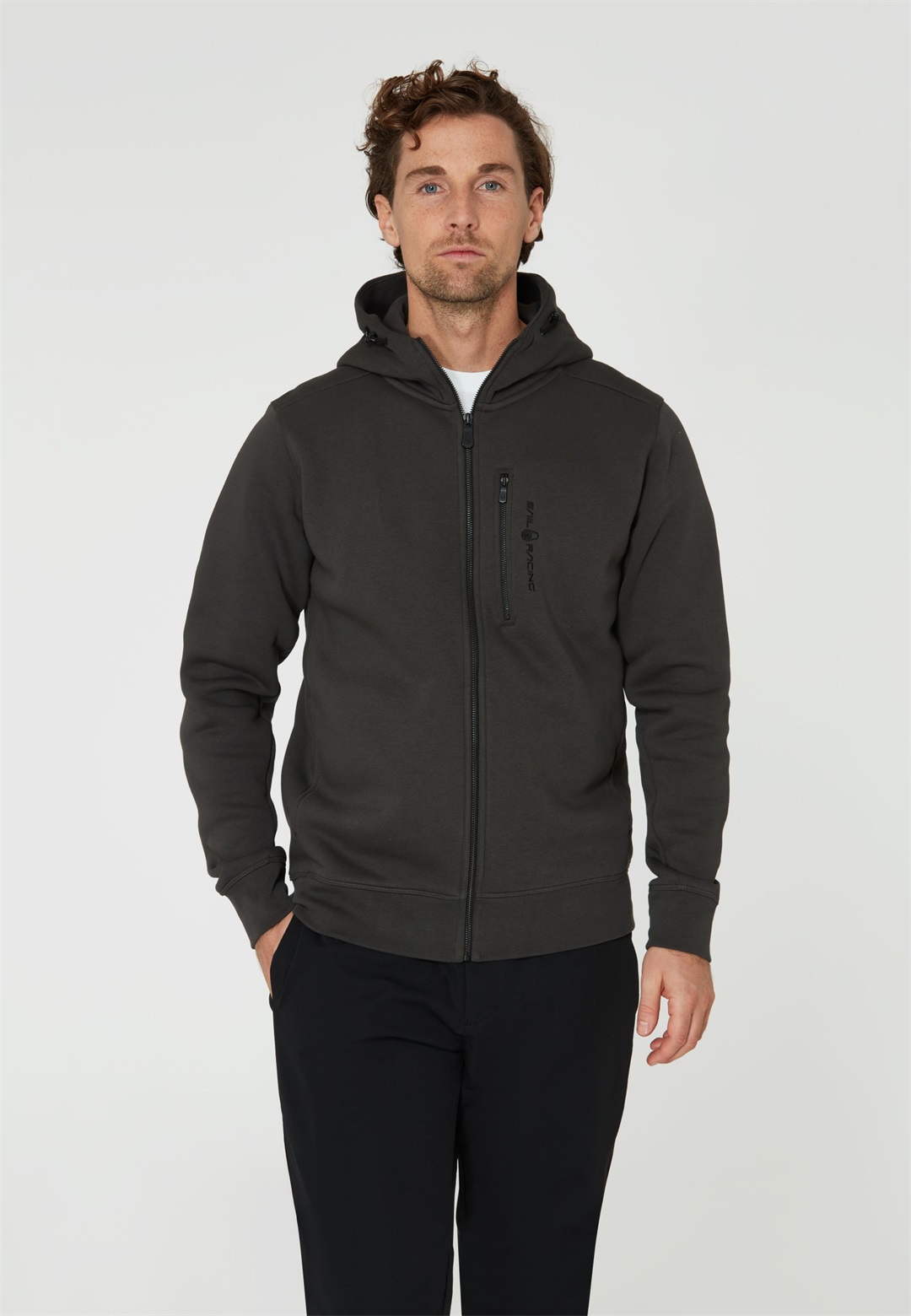 Sail Racing ZIP HOOD - Sweatjacke - asphalt/anthrazit