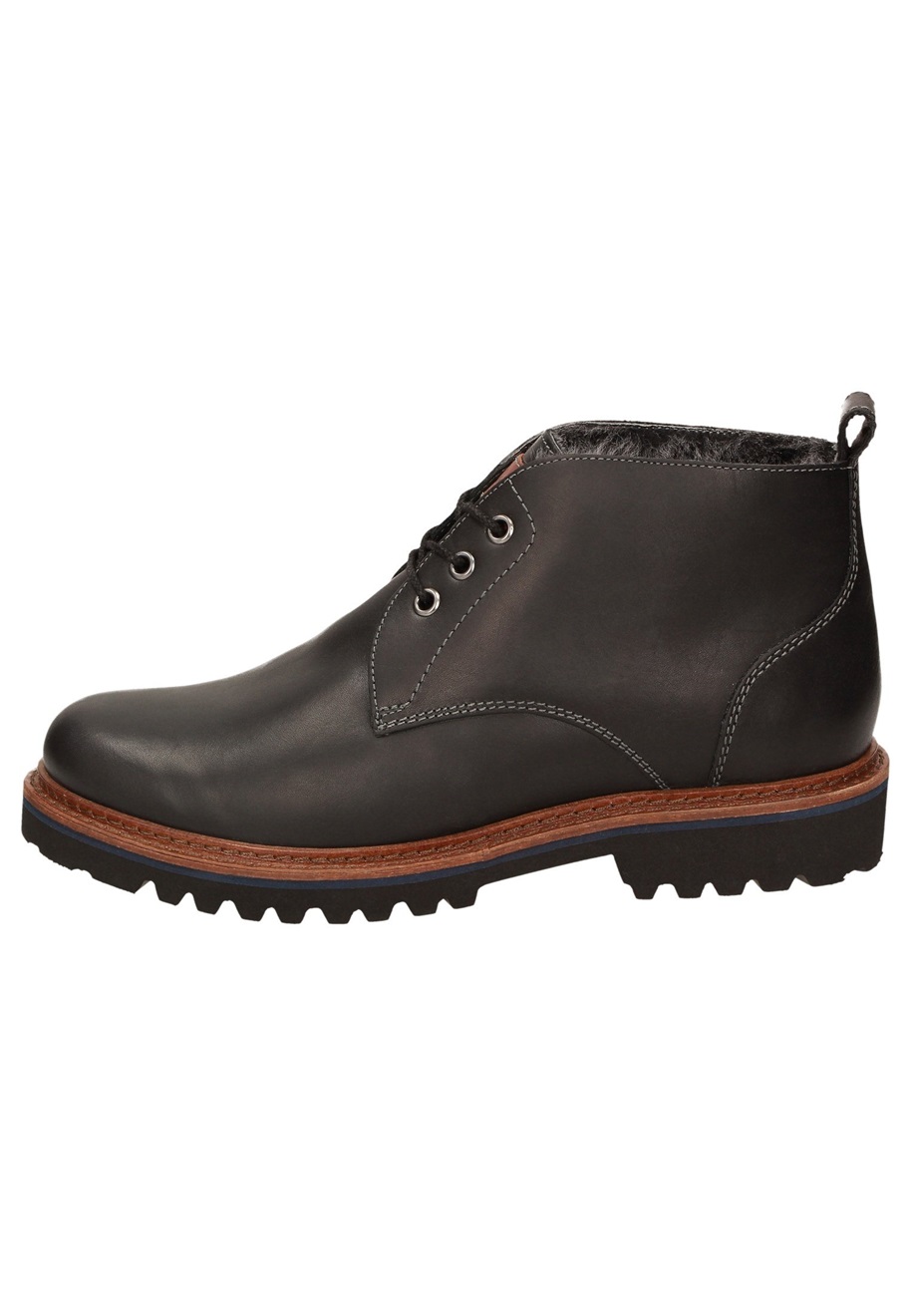 Sioux Schnürstiefelette - schwarz