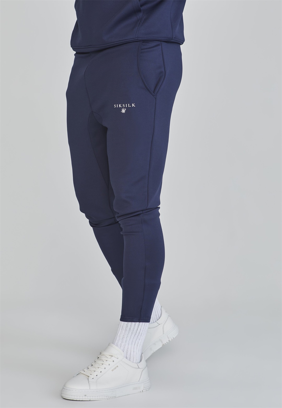 SIKSILK ESSENTIALS POLY - Jogginghose - navy/dunkelblau