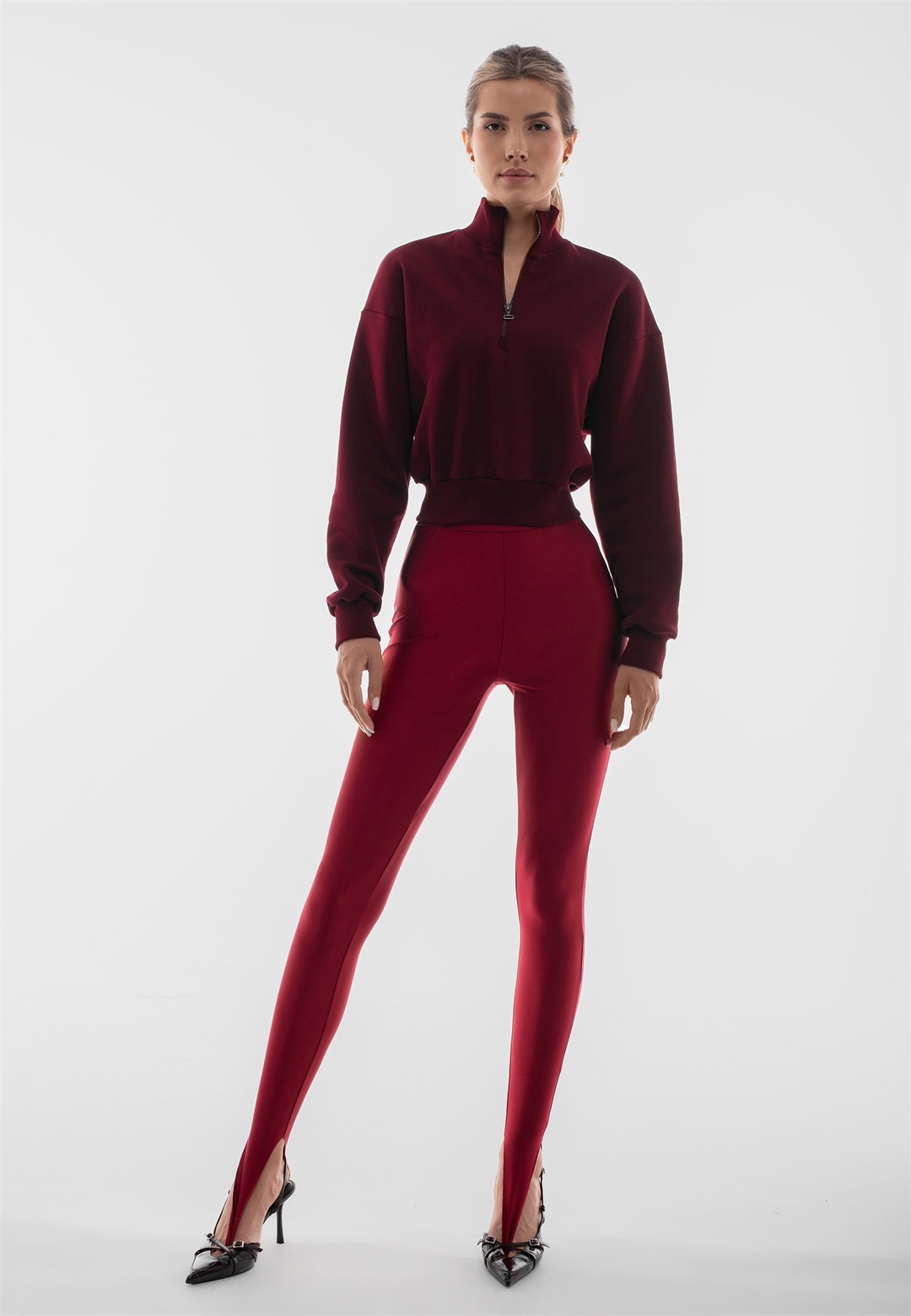 SAX35TH by Alicja Czarniecka SLAY - Tights - wine/bordeaux