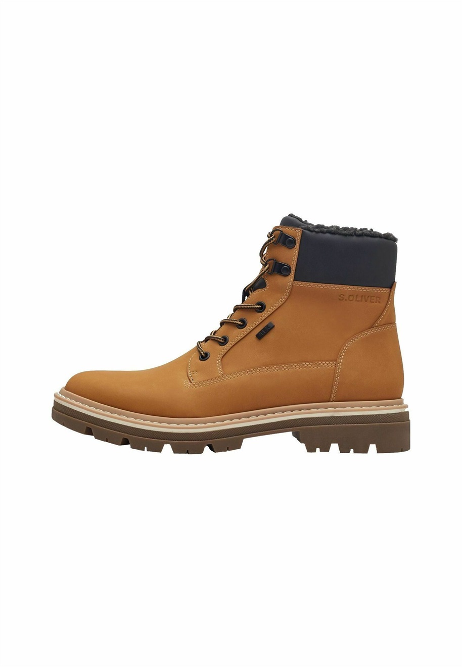 s.Oliver Schnürstiefelette - corn/hellbraun