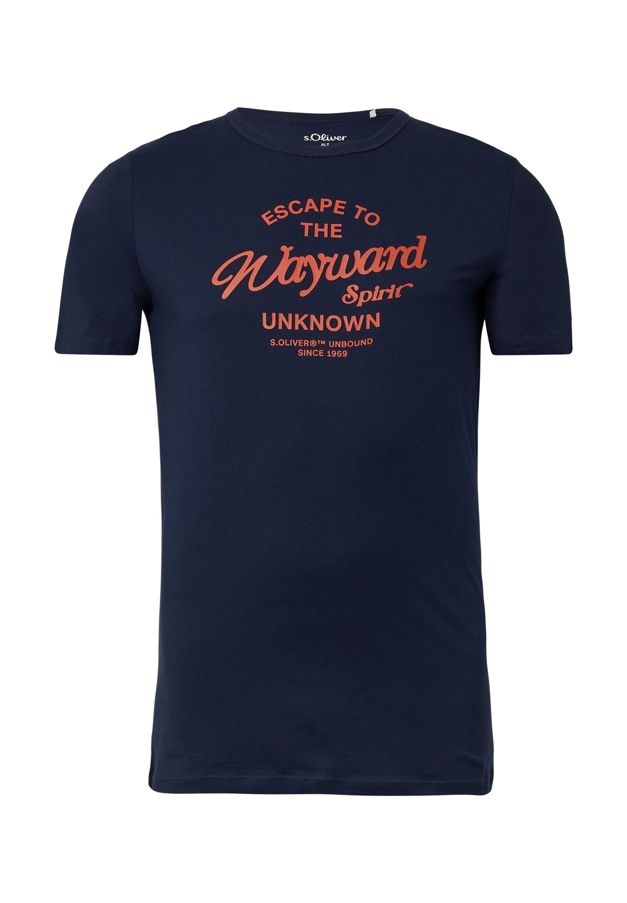 s.Oliver T-Shirt print - navy/dunkelblau
