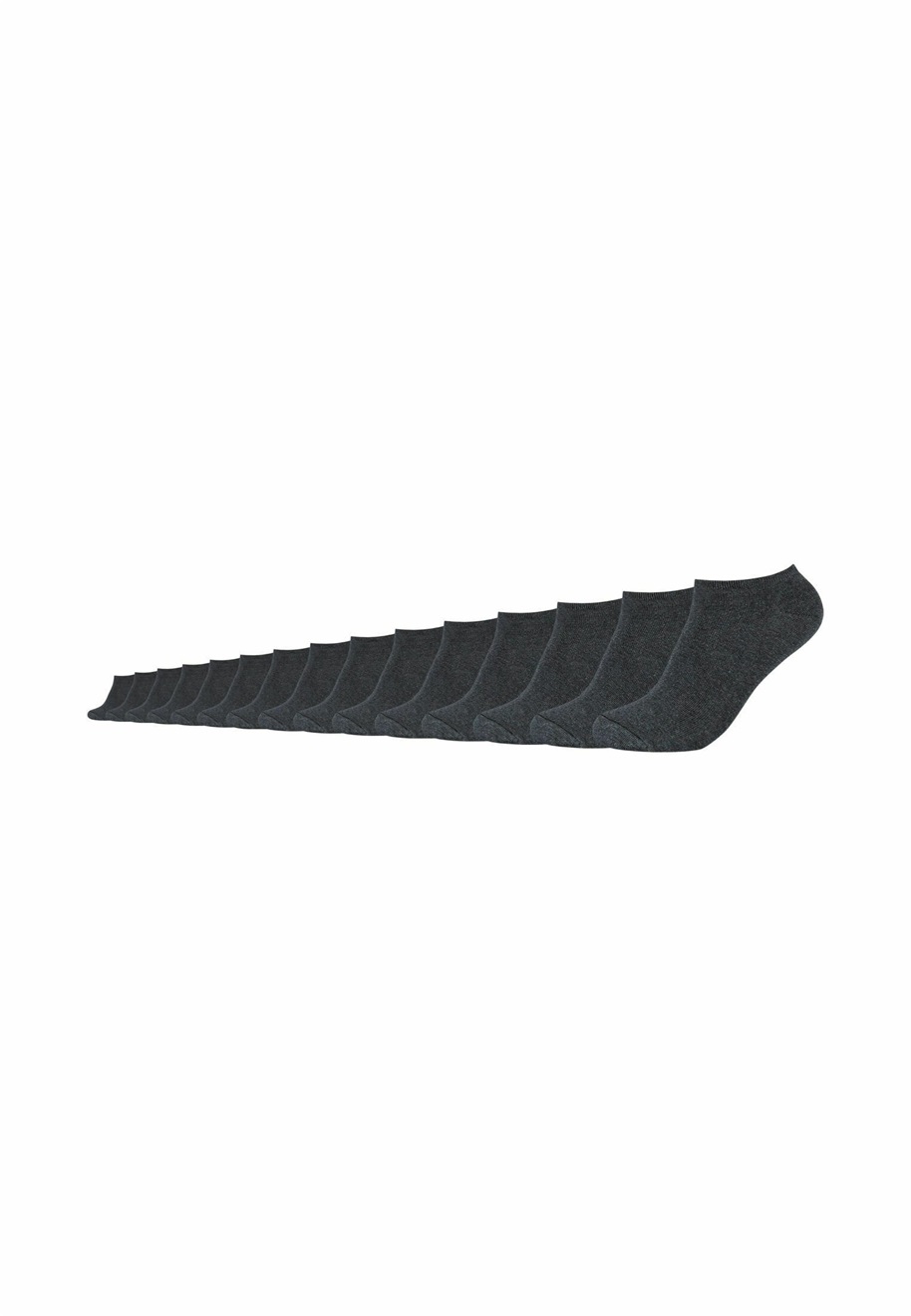 s.Oliver 15ER PACK - Füßlinge - anthracite melange/dunkelgrau