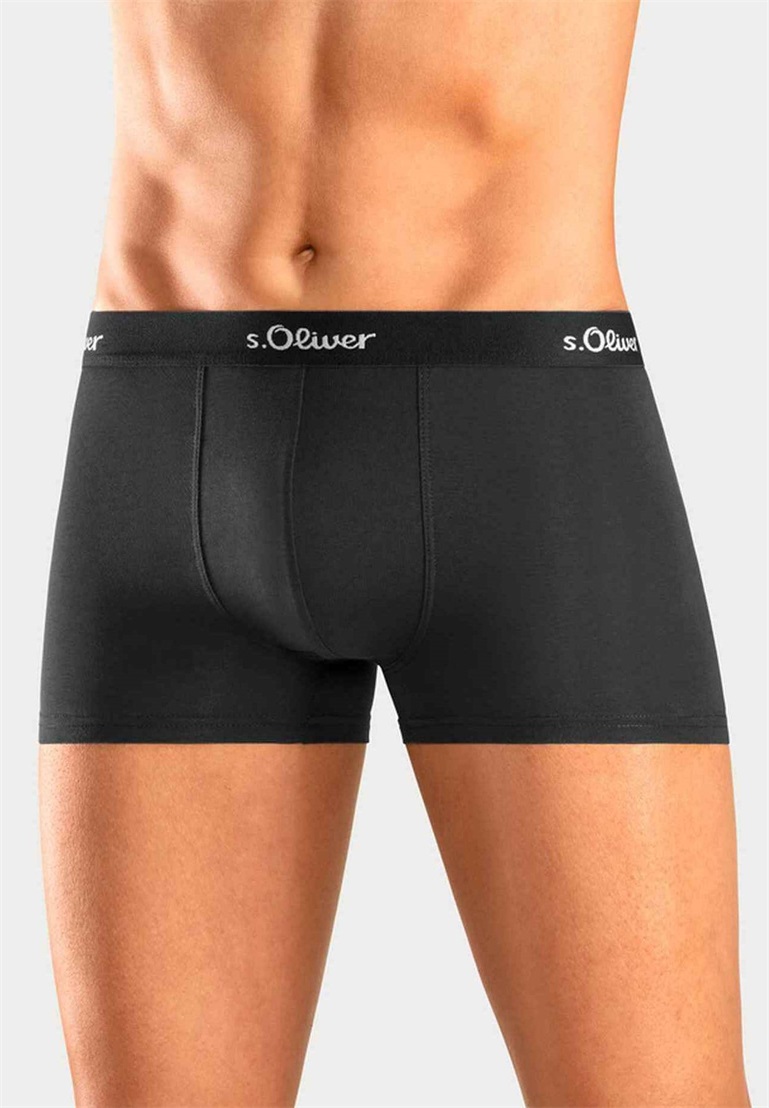 s.Oliver BASIC 3 PACK - Boxer Briefs - schwarz
