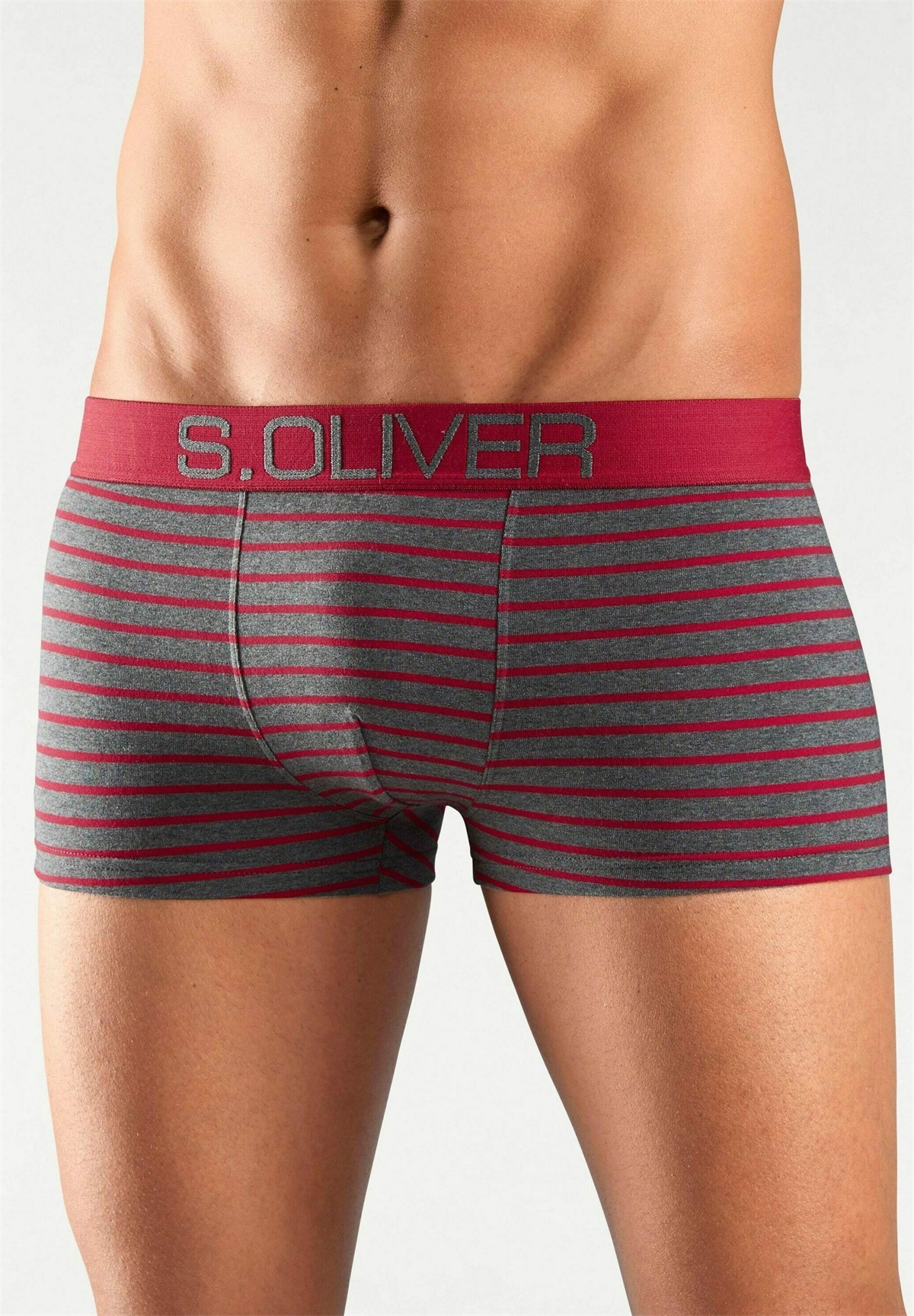 s.Oliver HIPSTER 4 PACK - Panties - grau schwarz gestreift grün grau gestreift blau grau gestreift/schwarz