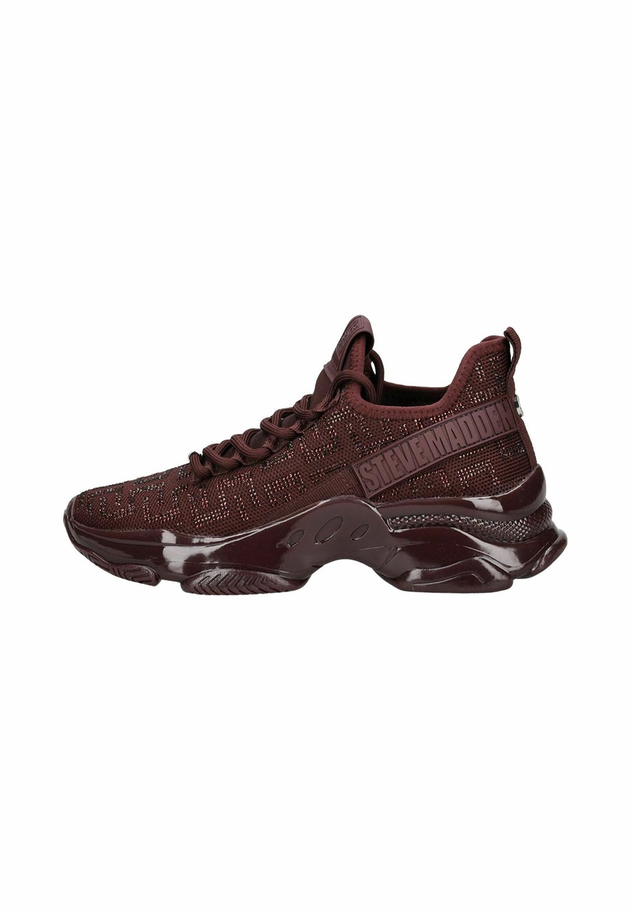 Steve Madden SNEAKER - Sneaker low - dk cherry lacq dyq/rot