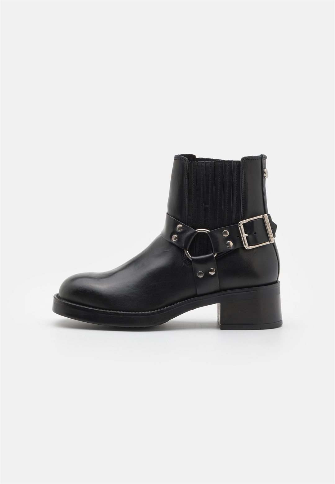 Steve Madden BREAKER - Plateaustiefelette - black/schwarz