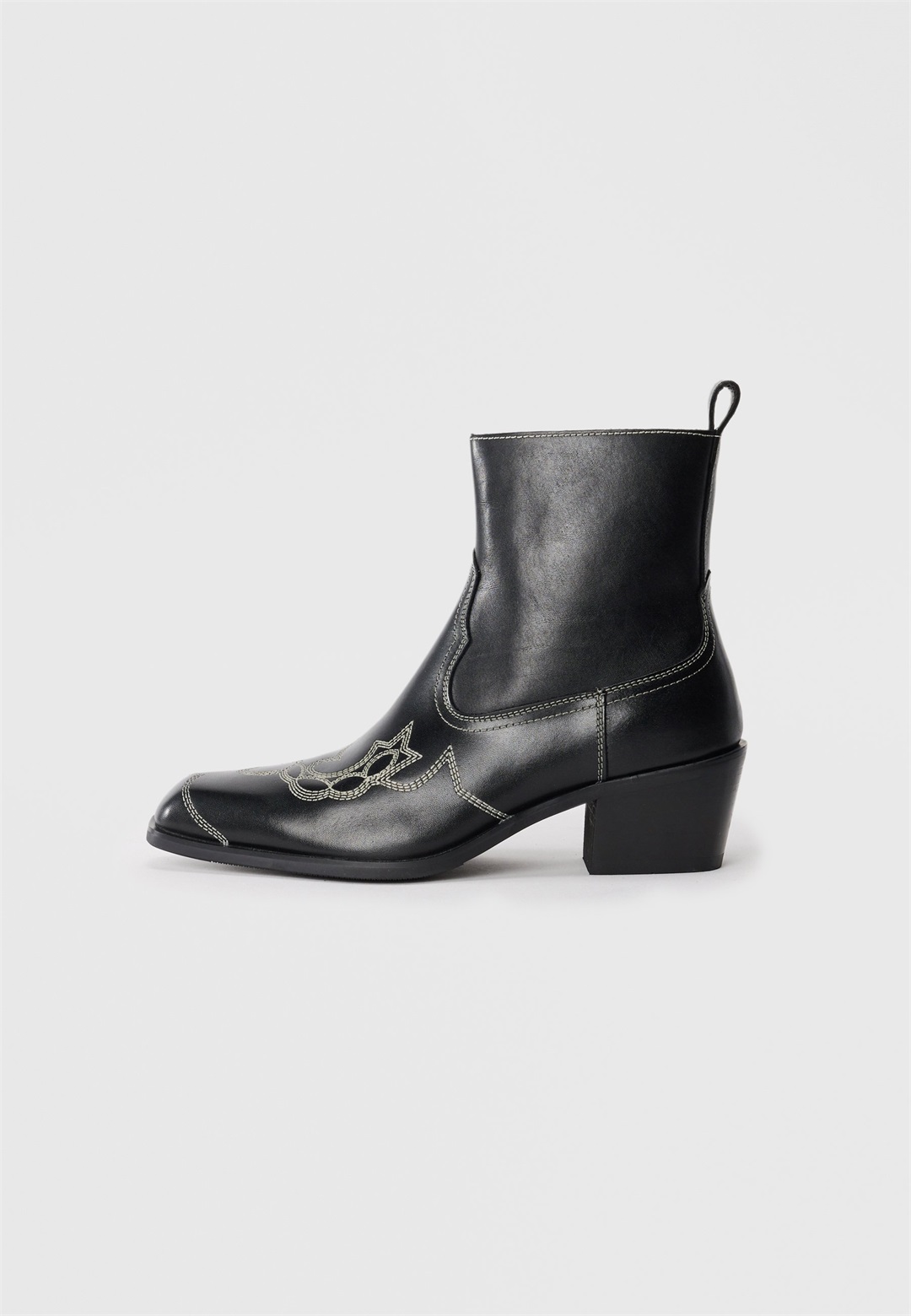 Steve Madden PASO - Cowboy-/Bikerstiefelette - black/schwarz