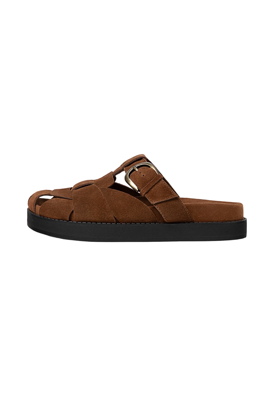 Stradivarius CAGE - Pantolette flach - brown/braun