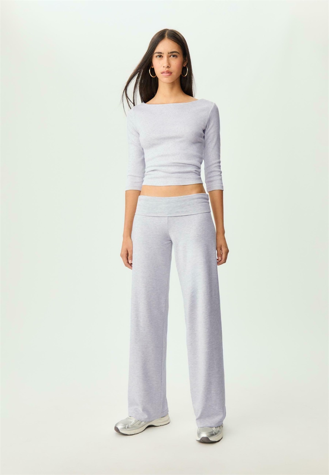Stradivarius Jogginghose - grey/grau