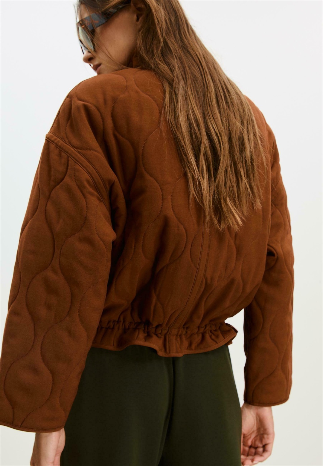 Stradivarius PUFFER - Übergangsjacke - camel