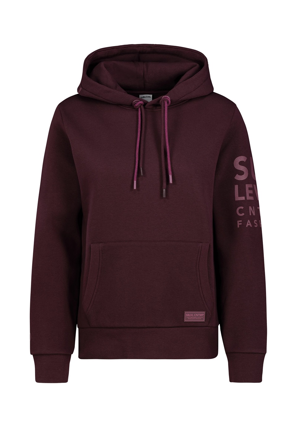Sublevel Kapuzenpullover - dark-red/dunkelrot
