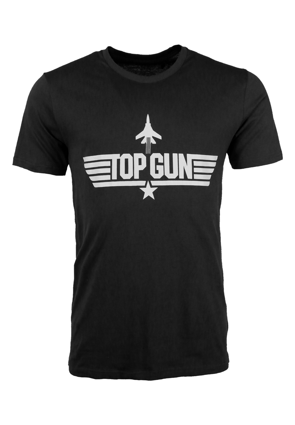 TOP GUN T-Shirt print - black/schwarz