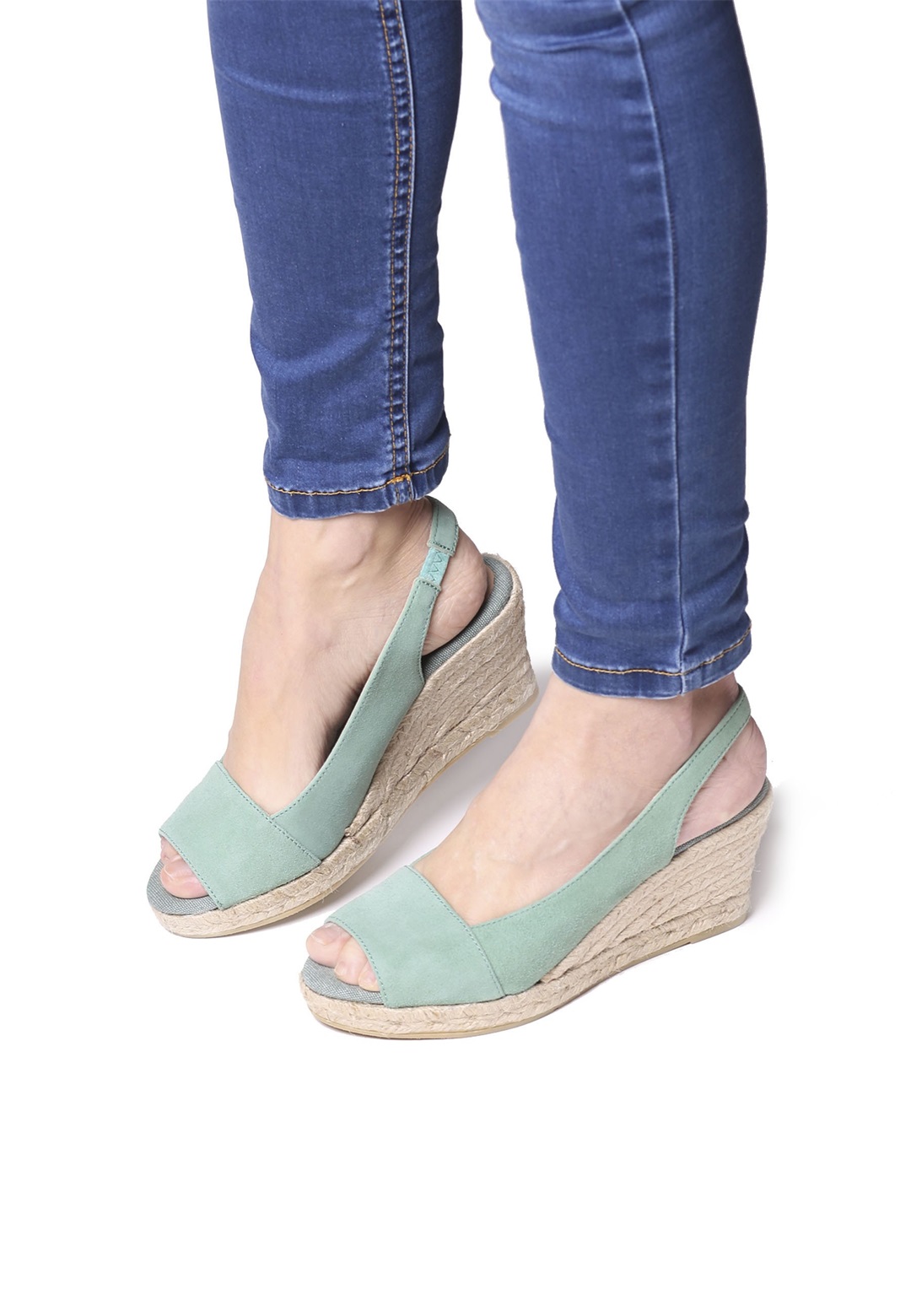 Toni Pons MONZA-A - Keilsandalette - green/grün