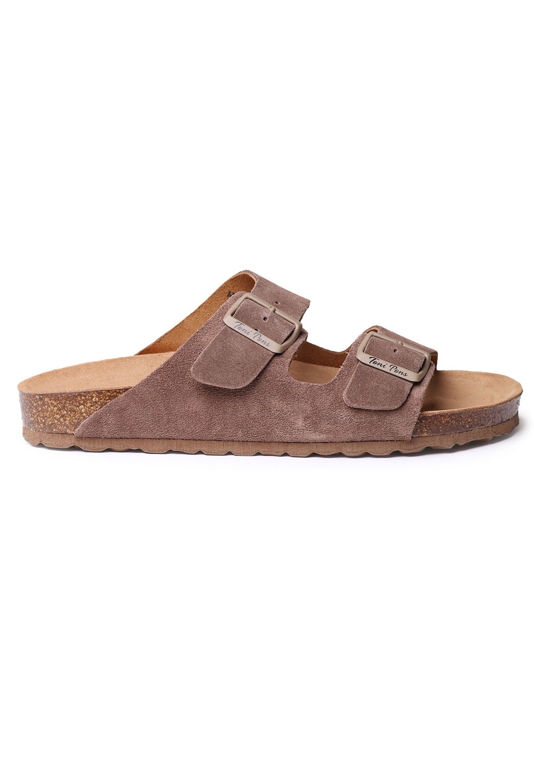 Toni Pons GER-QT - Pantolette flach - taupe/braun