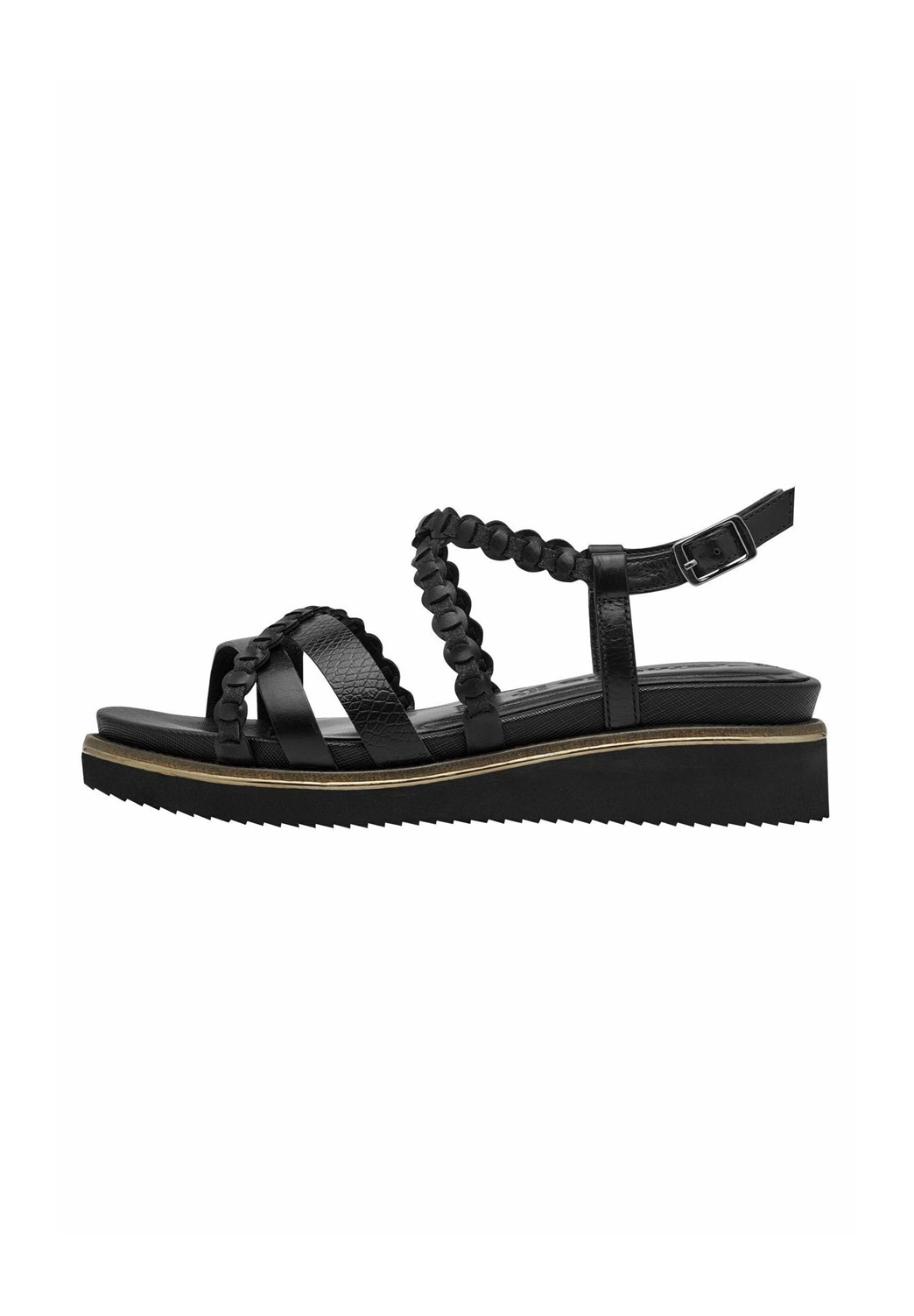 Tamaris Plateausandalette - black/schwarz