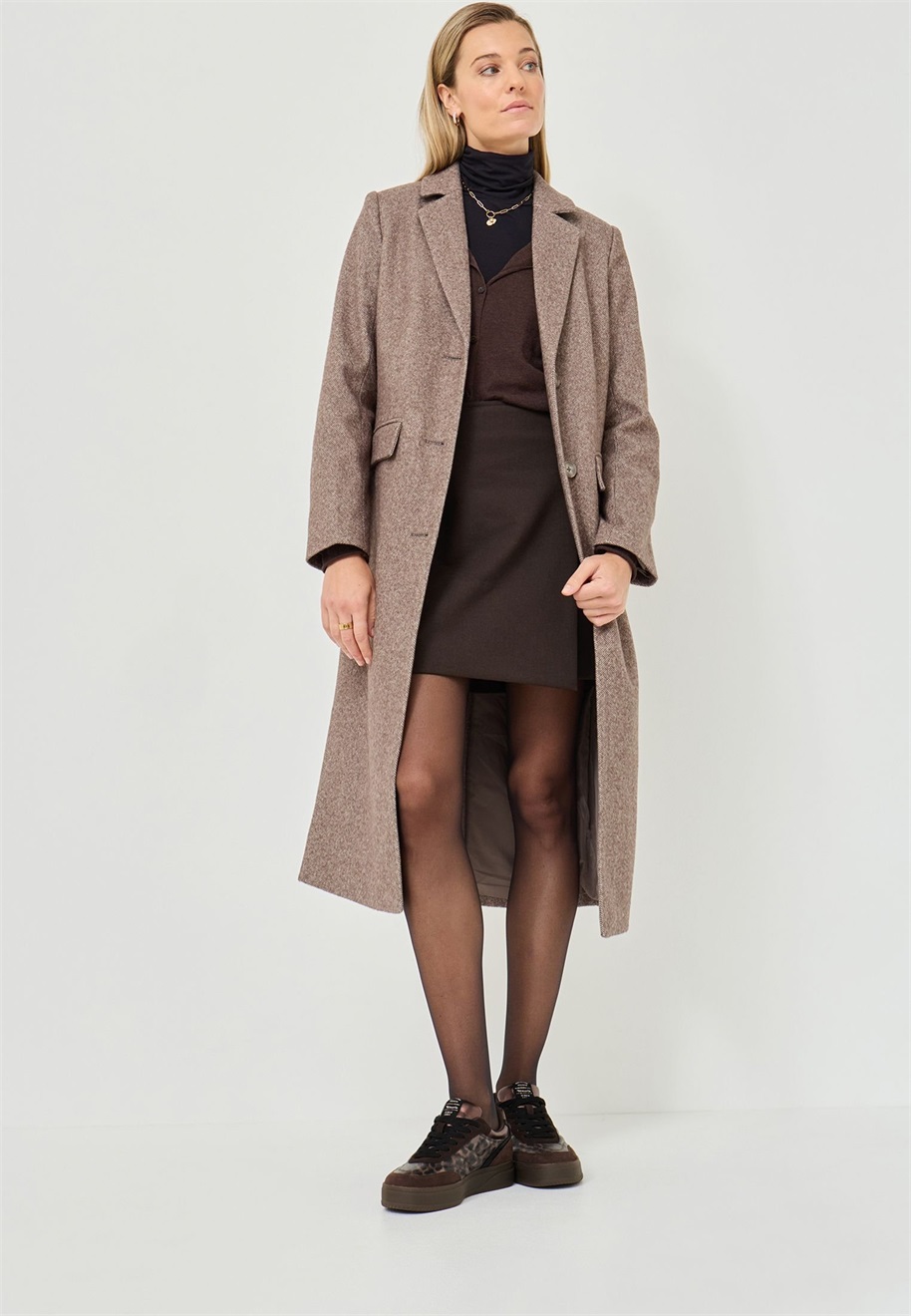 Tamaris Sneaker low - mocca comb/braun