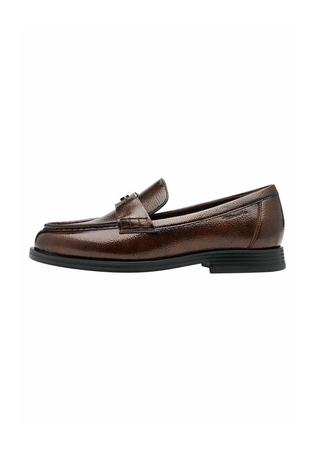 Tamaris Slipper - brown patent/braun