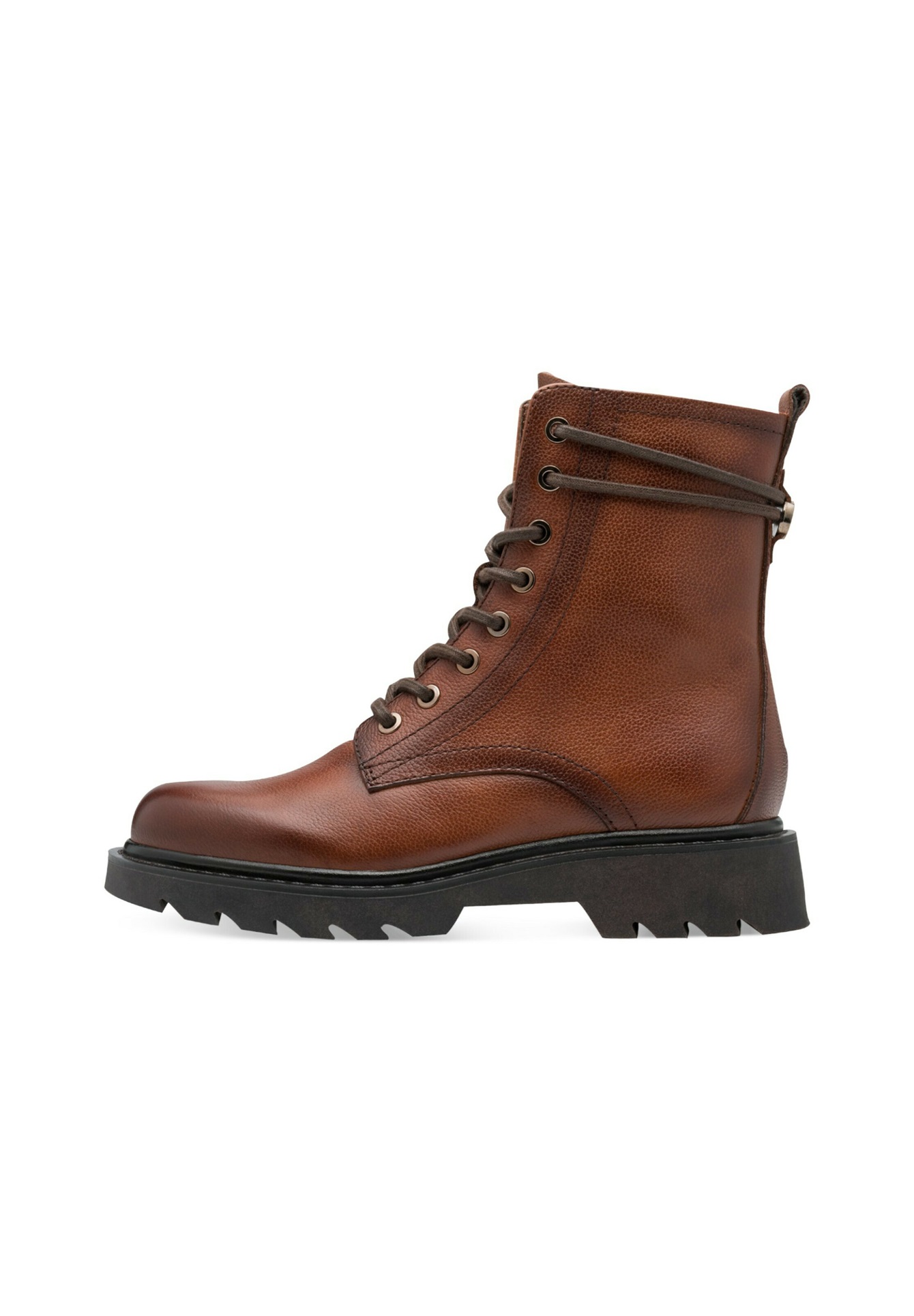 Tamaris ELEGANTE MIT TOUCH-IT - Plateaustiefelette - cognac/braun