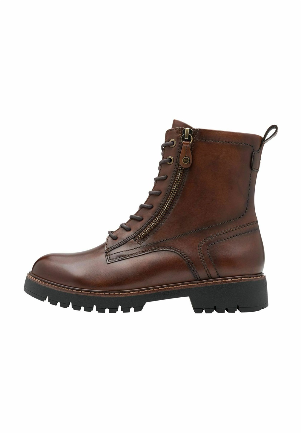 Tamaris Plateaustiefelette - muscat leather/braun