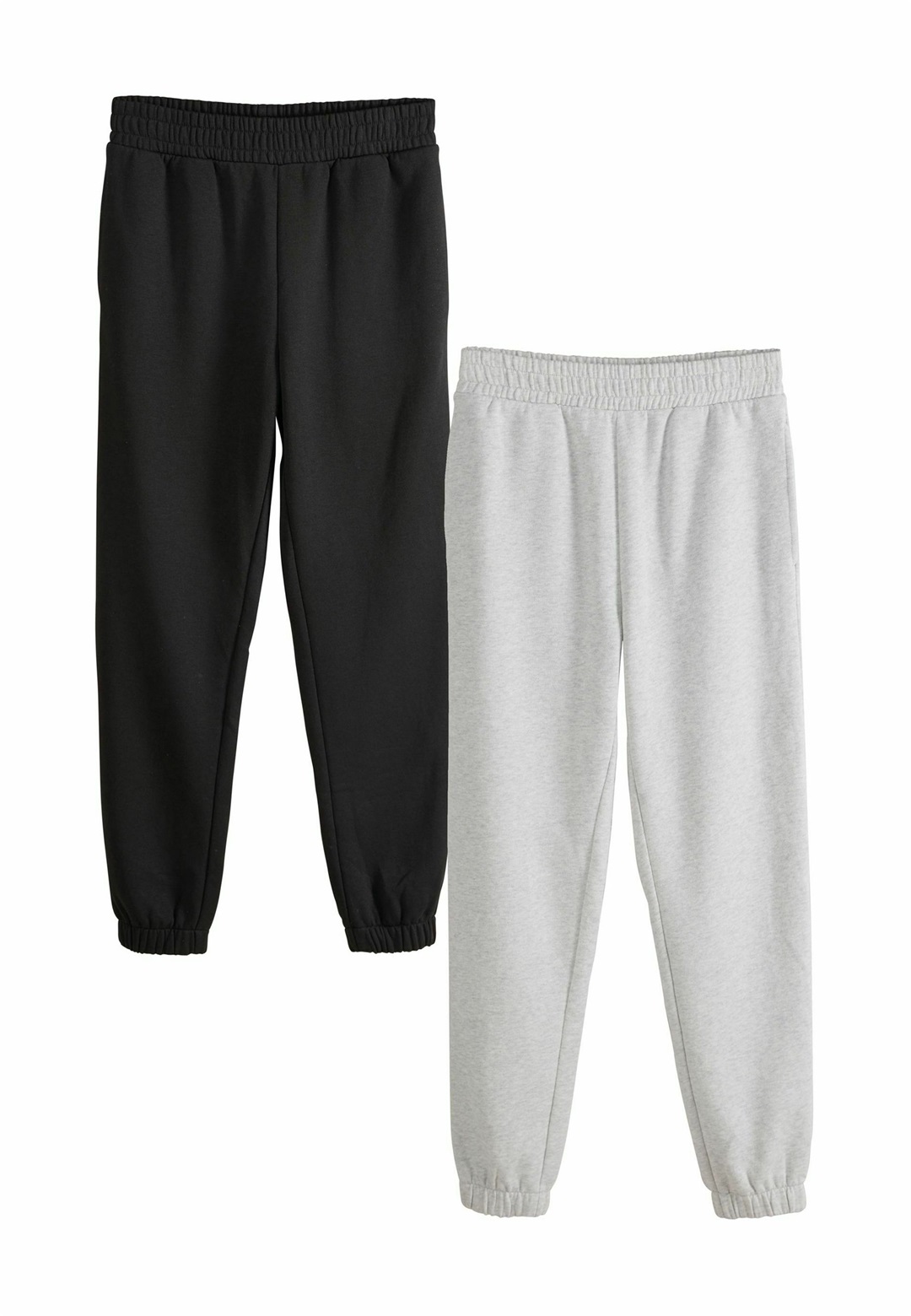THE SET 2 PACK - Jogginghose - grey black/schwarz
