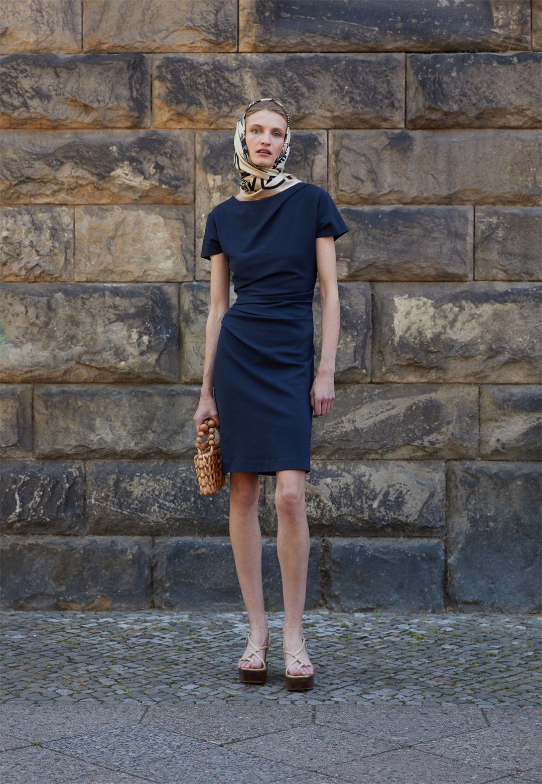 Tiger of Sweden IZLO - Jerseykleid - light ink/dunkelblau
