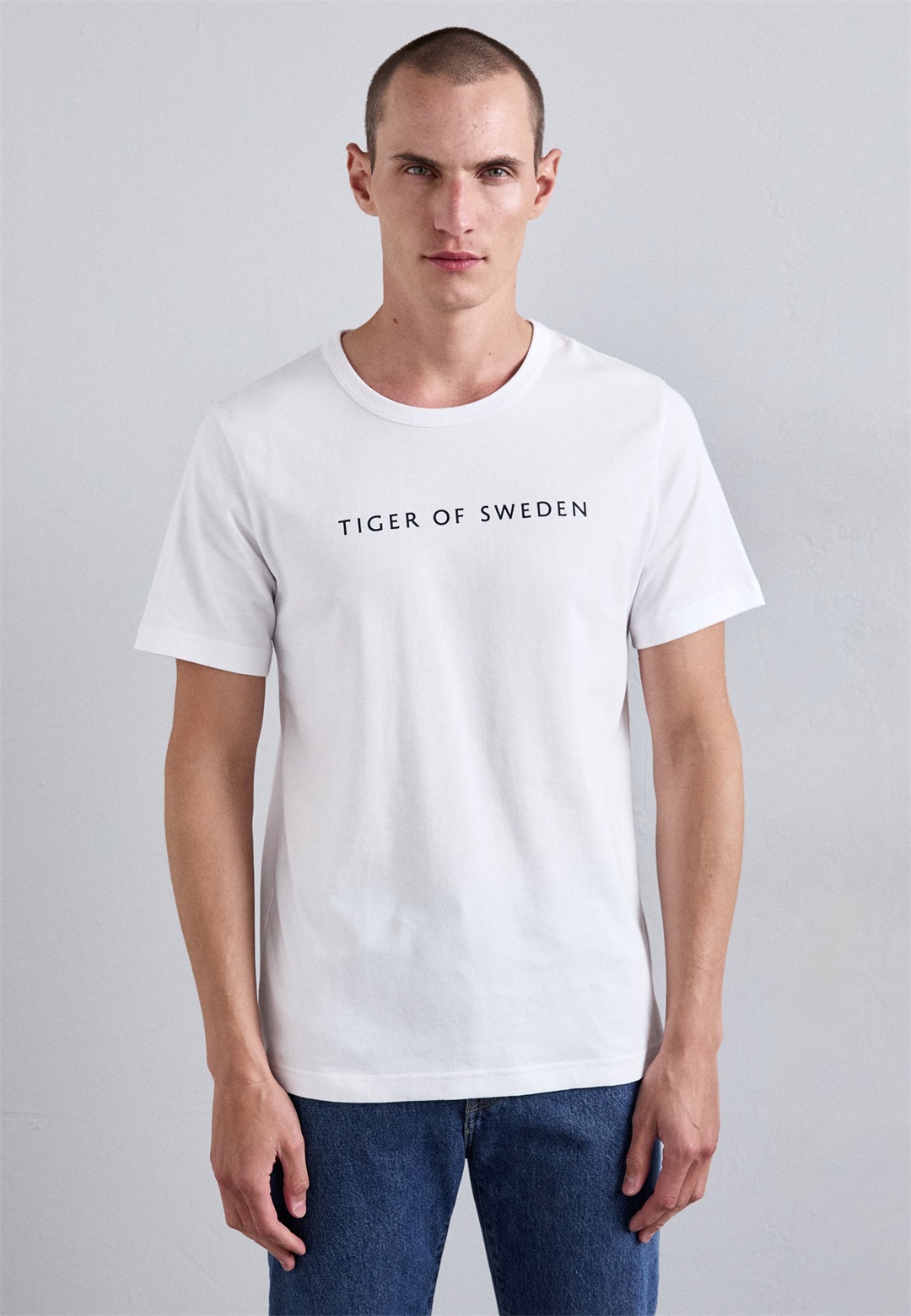Tiger of Sweden OLAF - T-Shirt print - pure white/weiß