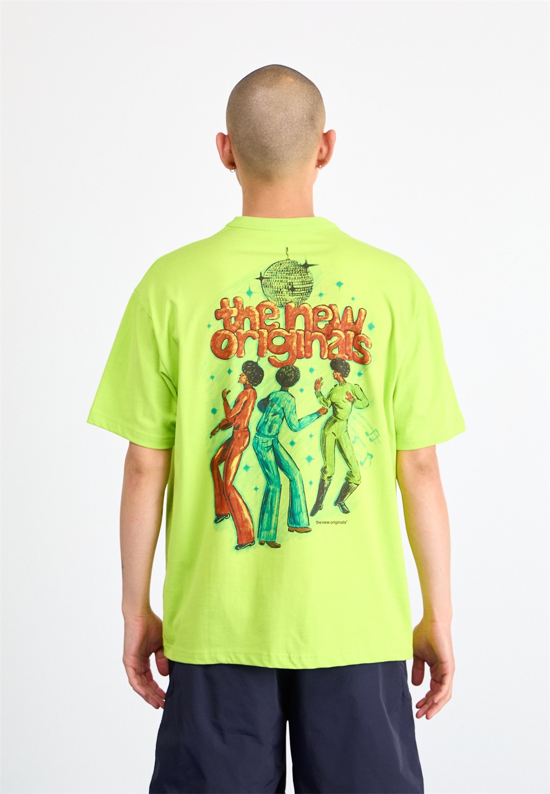 The New Originals GROOVE TEE - T-Shirt print - lime punch/neongrün