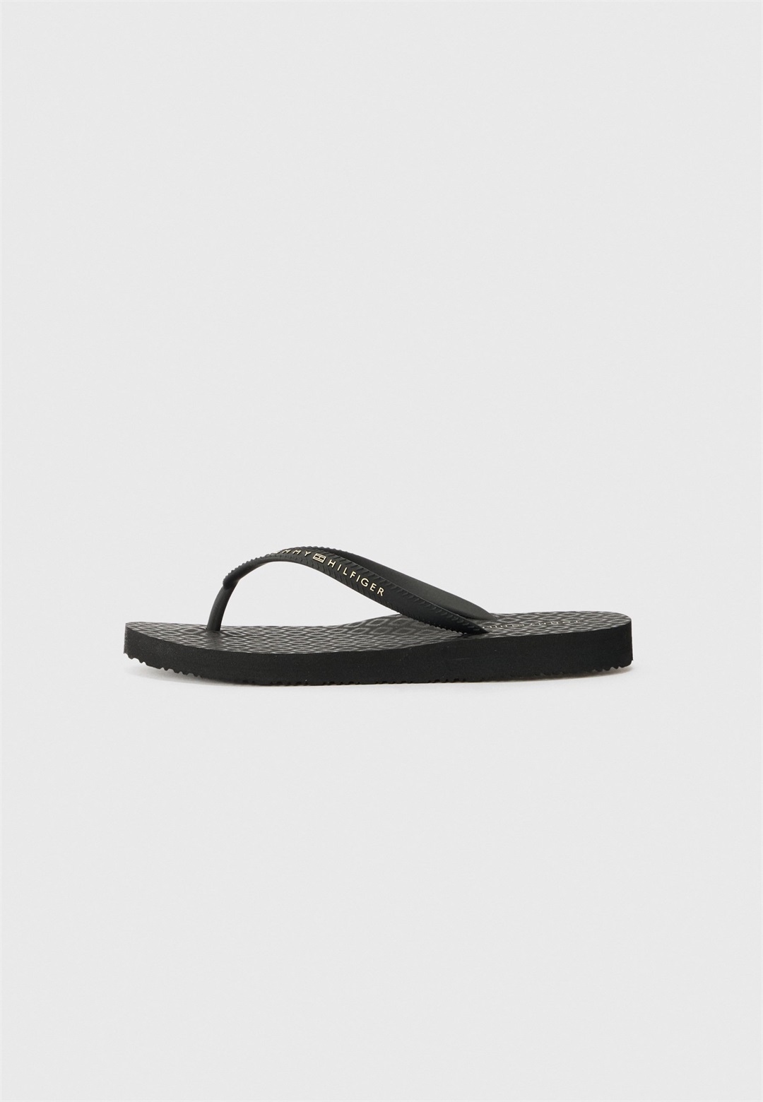 Tommy Hilfiger Bade-Zehentrenner - black/schwarz