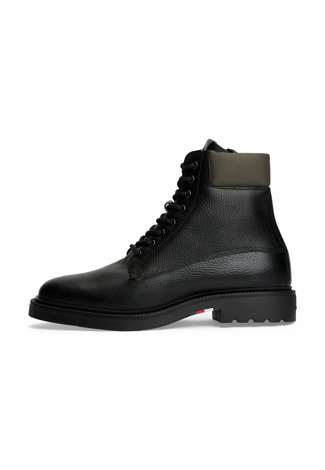 Tommy Hilfiger LIGHTWEIGHT WATER REPELLENT - Schnürstiefelette - black/schwarz