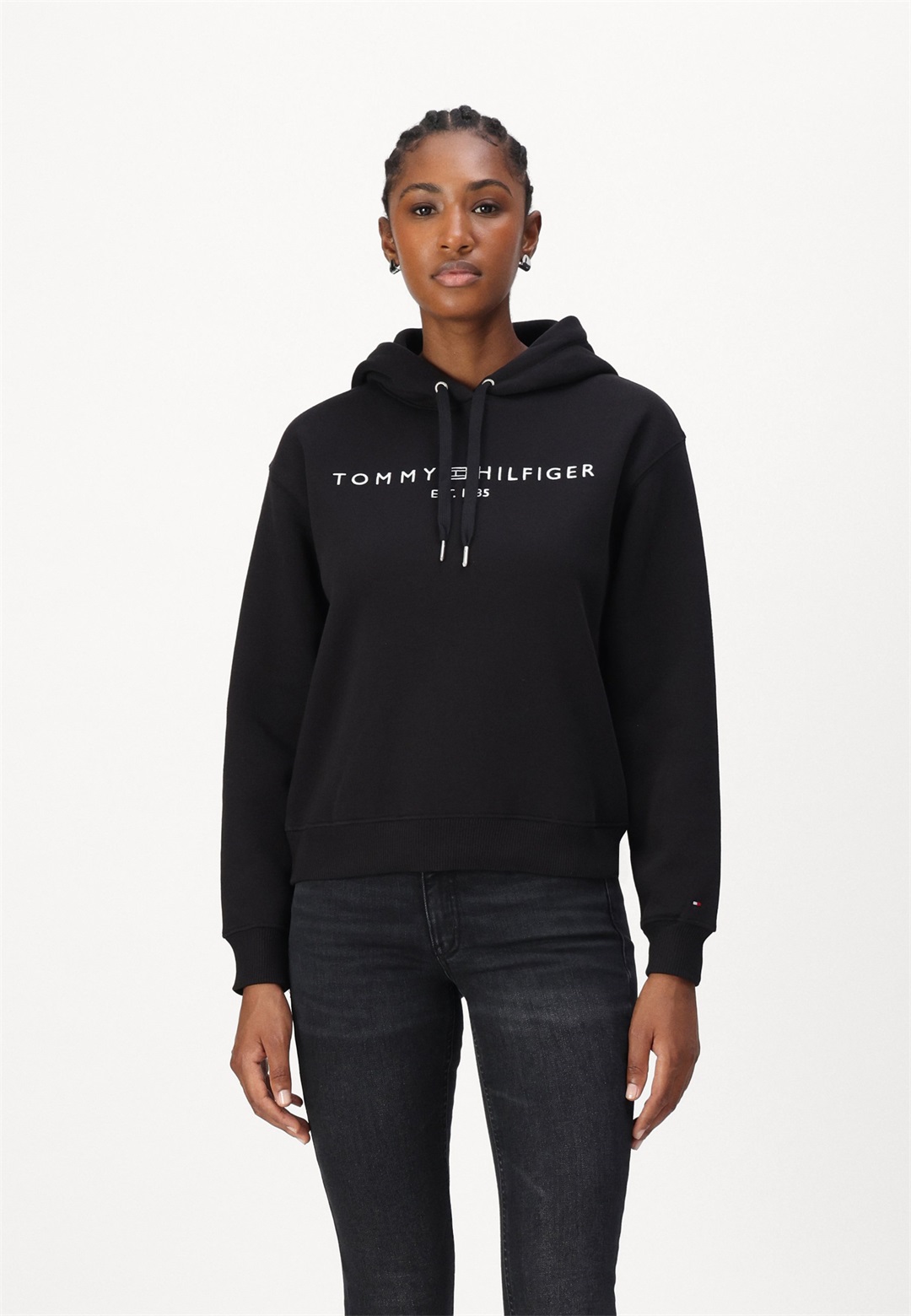 Tommy Hilfiger MDRN REG CORP LOGO - Sweatshirt - black/schwarz